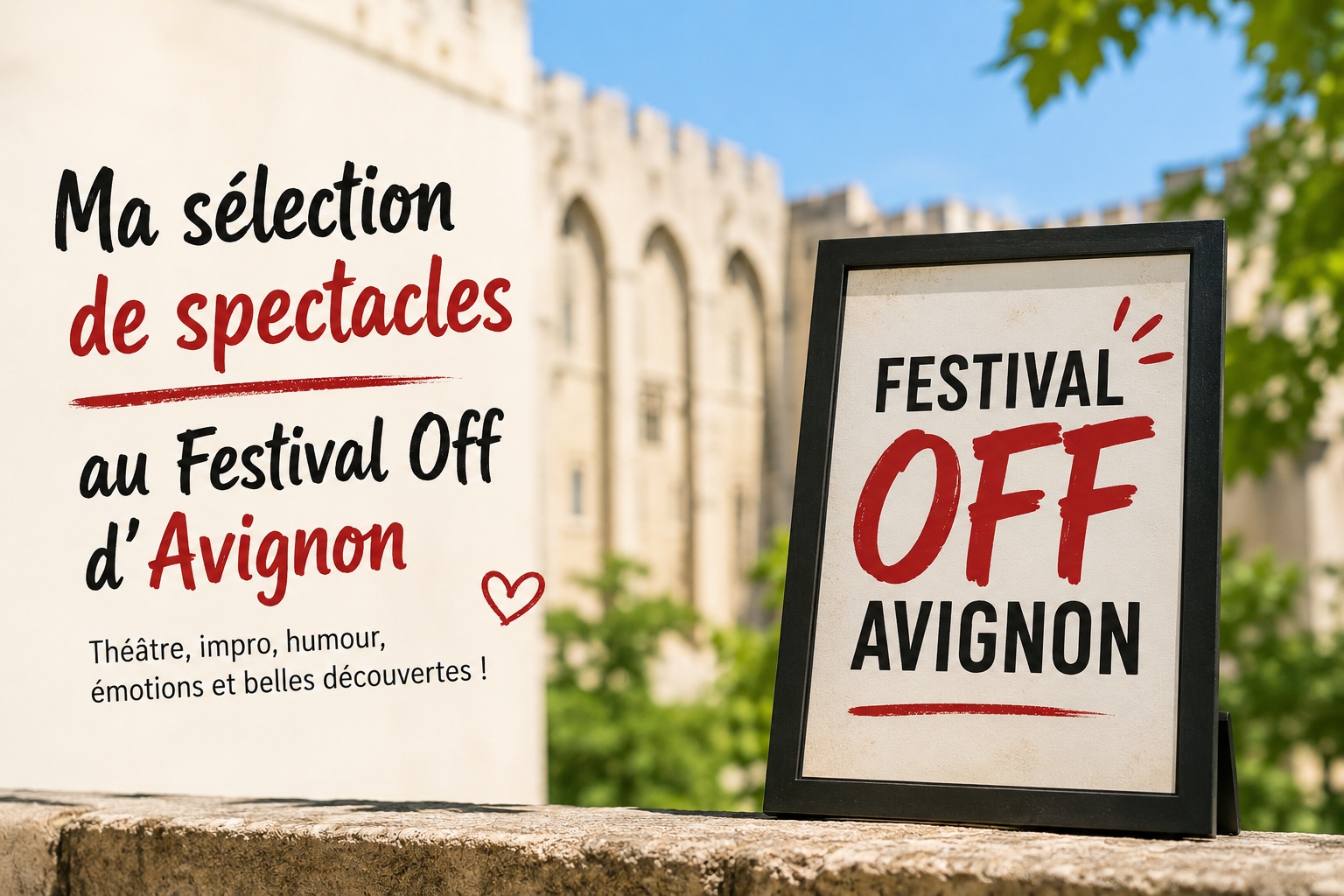 Ma sélection de spectacles à voir au Festival Off d&rsquo;Avignon (Partie 2)