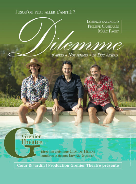 Affiche de la pièce Dilemme au Grenier Théâtre à Toulouse