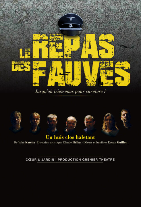 Affiche de la pièce Le Repas des Fauves au Grenier Théâtre à Toulouse