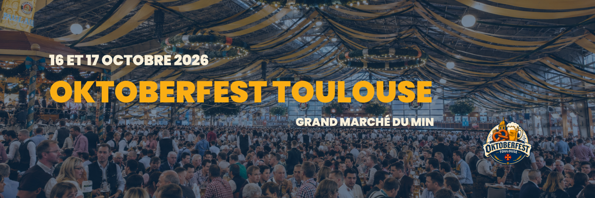 Affiche de l'Oktoberfest Toulouse 2026 au MIN de Toulouse