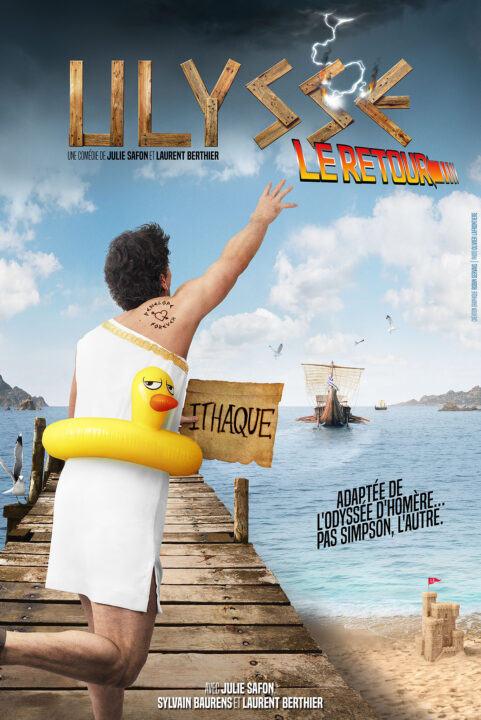 Affiche de la comédie Ulysse : le Retour au Grenier Théâtre à Toulouse