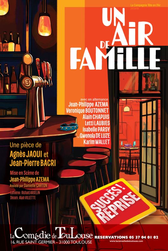Un air de famille, Agnès Jaoui et Jean-Pierre Bacri