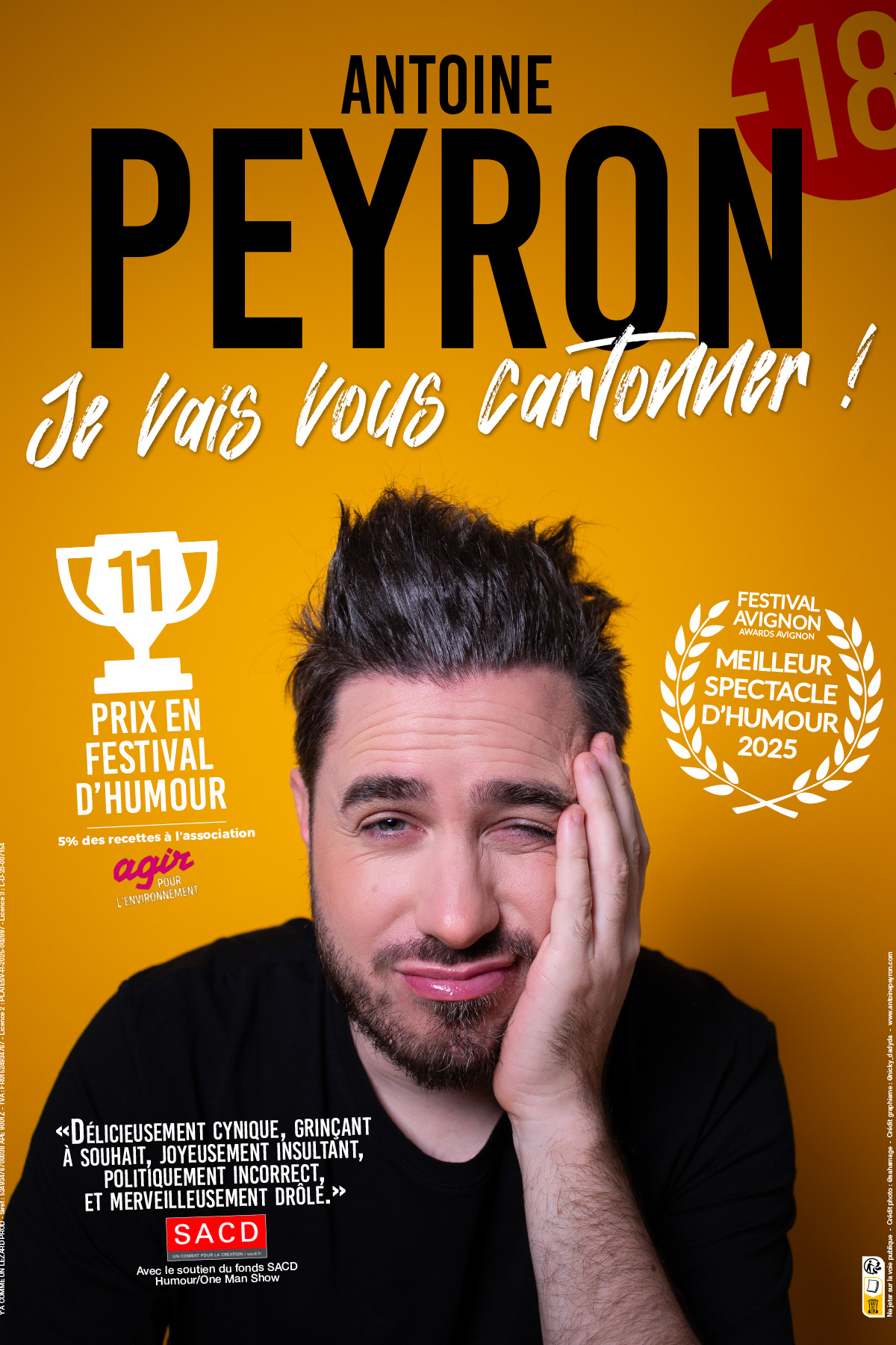 Antoine Peyron - Je vais vous cartonner au Citron Bleu Toulouse