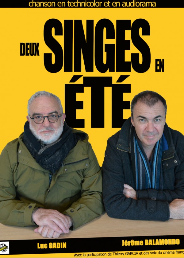 Deux singes en été, chansons et humour au Théâtre de la Violette à Toulouse
