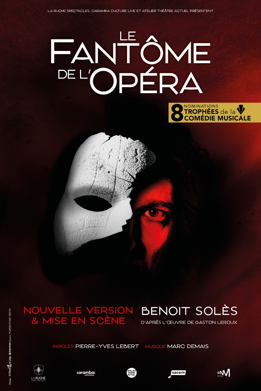Le Fantôme de l'Opéra, la comédie musicale, au Casino Barrière Toulouse