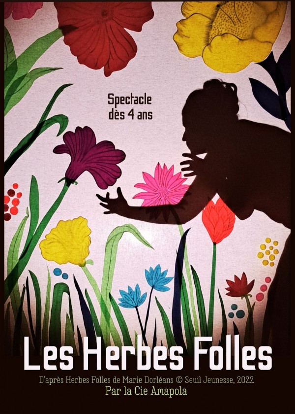 Les herbes folles, théâtre d'ombres jeune public au Théâtre de la Violette à Toulouse