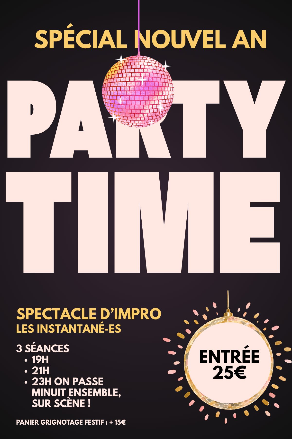 Party Time – Spécial Nouvel An au Citron Bleu