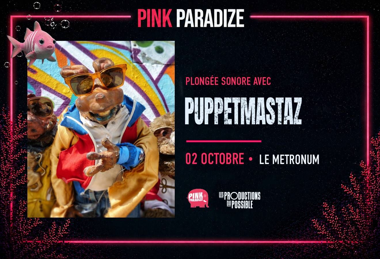 Puppetmastaz en concert au Metronum